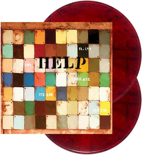 Various Artists- Help / Various - Limited Red & Black Smoke Colored Vinyl