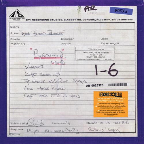 Alan Parsons Project- Pyramid 'work In Progress' -RSD24