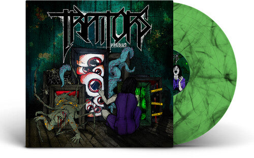 Traitors- Phobias (Indie Exclusive) Green & Black Marble