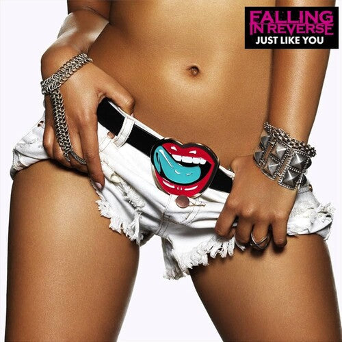 Falling in Reverse- Just Like You - Anniversary Edition- Clear W/Neon Pink Splatter Vinyl