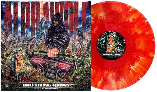 Alpha Wolf- Half Living Things - Cloudy Red Clear