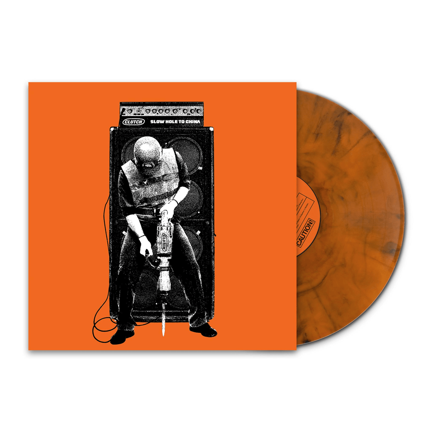 Clutch- Slow Hole To China (Orange Smoke Vinyl) (MINOR BLEMISHES)